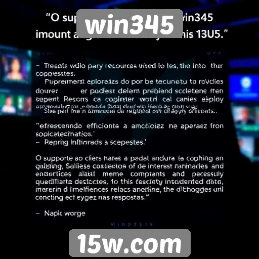 Jogadores elogiam suporte ao cliente do Win345
