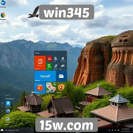 Interface do usuário do win345 é intuitiva e acessível